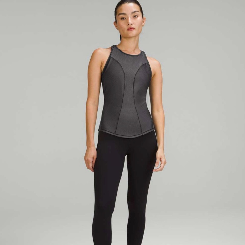 Lululemon Base Pace Two-Toned Ribbed Tank Top